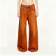 Tangerine Wide-Leg Denim Pants